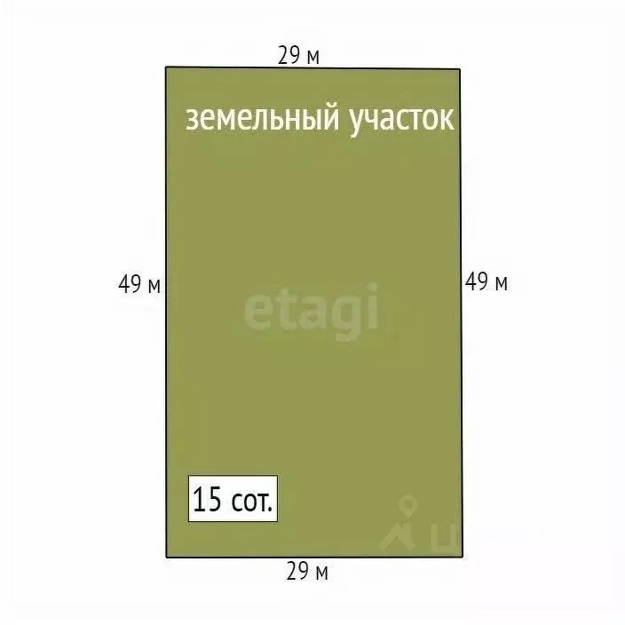 Участок в Амурская область, Благовещенский район, с. Грибское  (15.0 ... - Фото 2