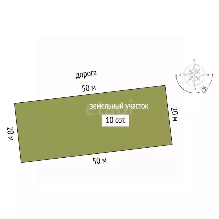 Участок в Крым, Ленинский район, с. Мысовое ул. Азовская (10.0 сот.) - Фото 2