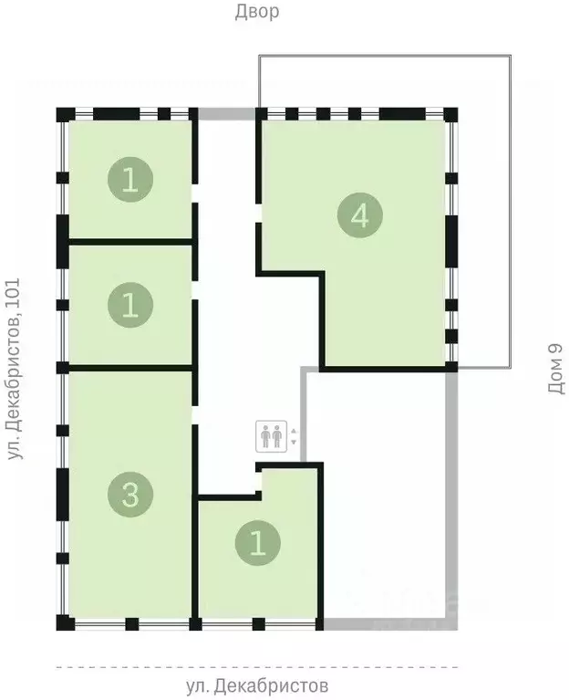 4-к кв. Новосибирская область, Новосибирск ул. Никитина, 10к6 (185.2 ... - Фото 1