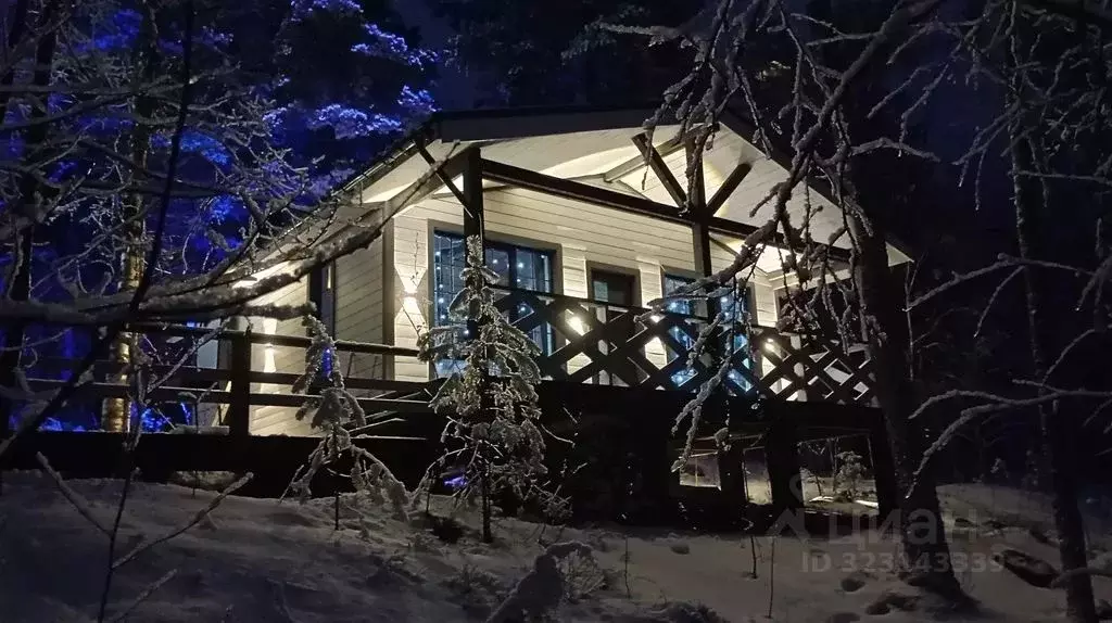 Дом в Карелия, Лахденпохский муниципальный округ, пос. Харвиа  (60 м) - Фото 1