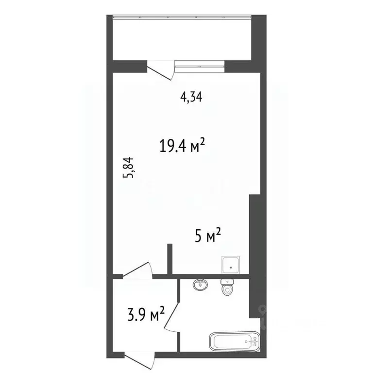Студия Красноярский край, Красноярск Судостроительная ул., 31И (32.7 ... - Фото 2
