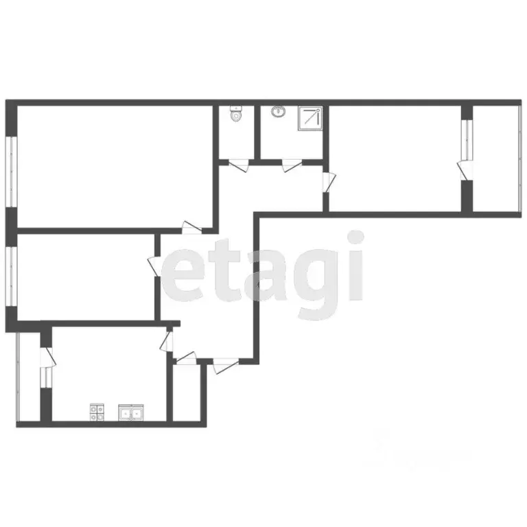 3-к кв. Тверская область, Тверь бул. Ногина, 6к4 (69.7 м) - Фото 1