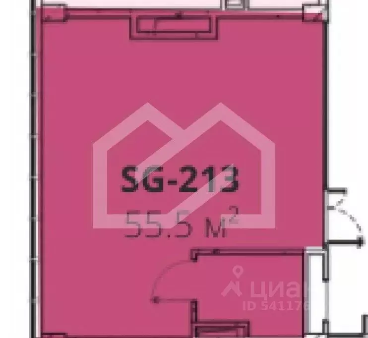 Торговая площадь в Москва Дмитровский проезд, вл1Г (56 м) - Фото 2