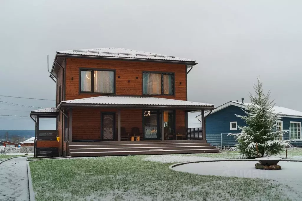 Дом в Ленинградская область, Приозерский район, Раздольевское с/пос, ... - Фото 1