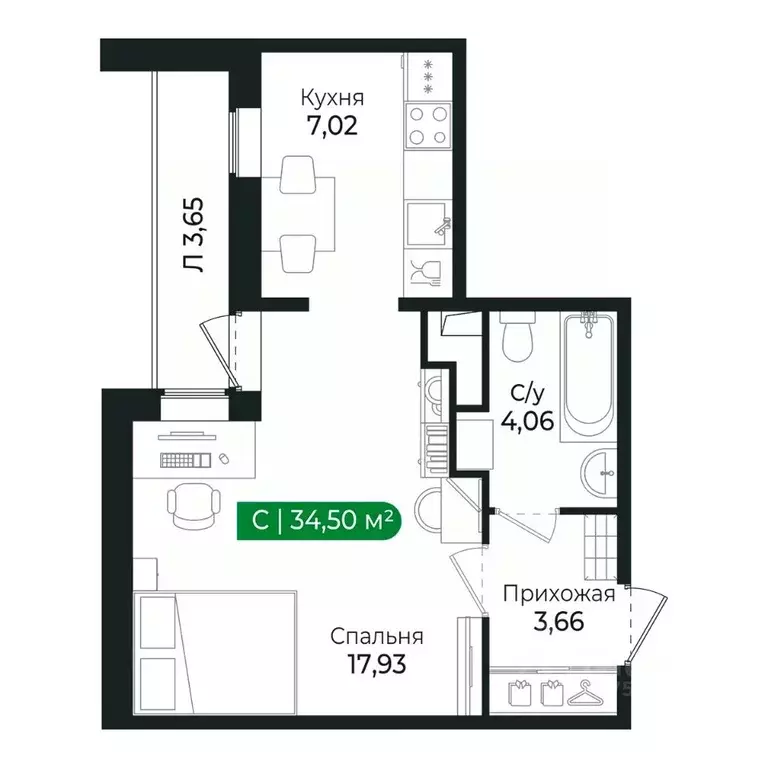 Студия Ленинградская область, Сертолово Всеволожский район, ... - Фото 1