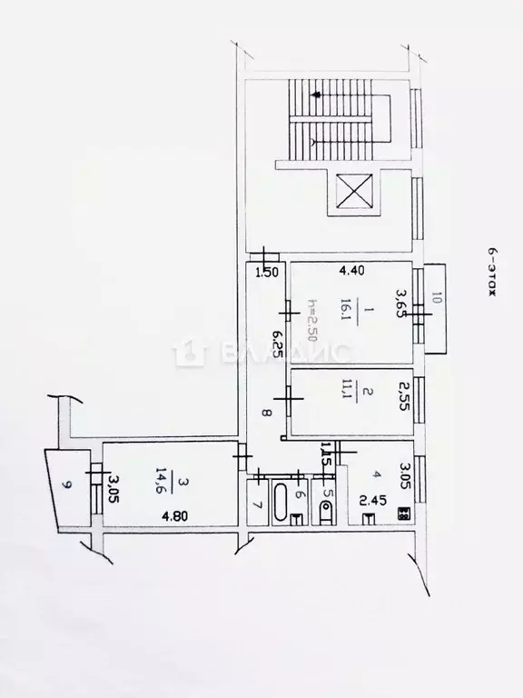 3-к кв. Пензенская область, Пенза просп. Строителей, 86 (67.7 м) - Фото 1
