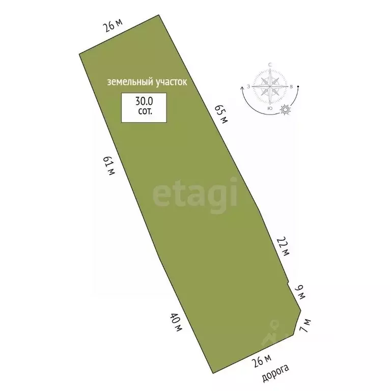 Участок в Тюменская область, Тюменский муниципальный округ, с. Кулига ... - Фото 2