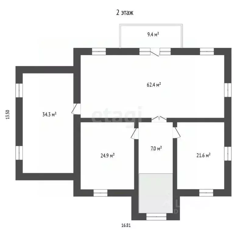 Дом в Вологодская область, Череповец ул. Резникова, 33 (339 м) - Фото 2