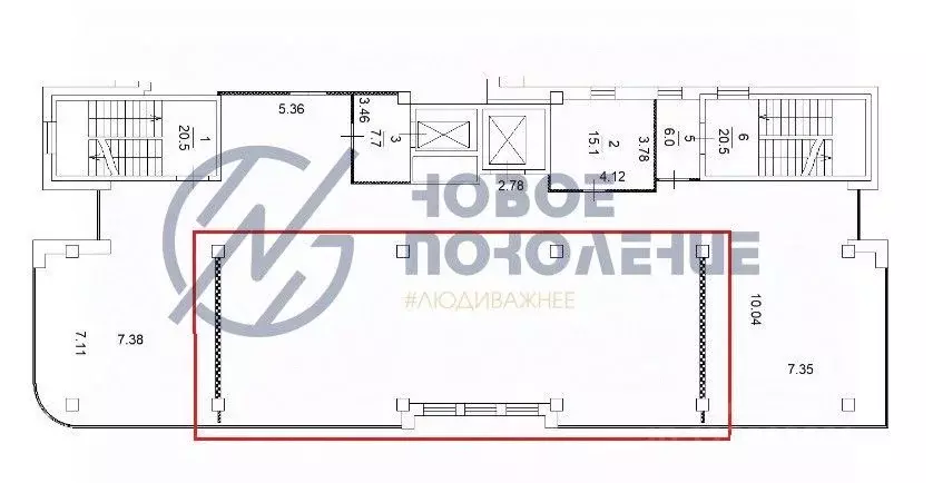 Офис в Омская область, Омск ул. Орджоникидзе, 22 (150 м) - Фото 1