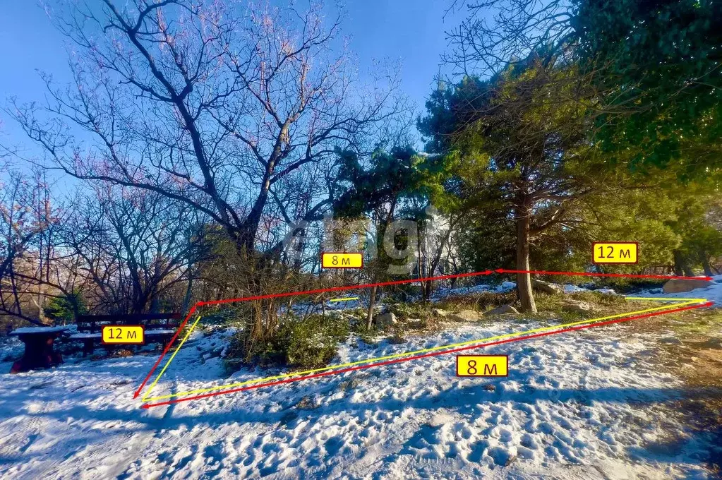 Участок в Крым, Ялта муниципальный округ, Гаспра пгт  (1.0 сот.) - Фото 1