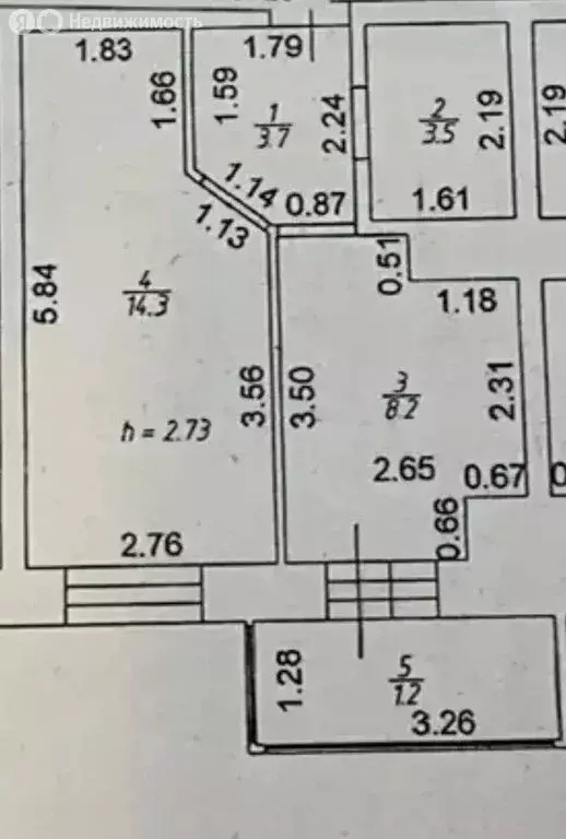 1-комнатная квартира: село Усады, Счастливая улица, 16 (29.7 м) - Фото 1