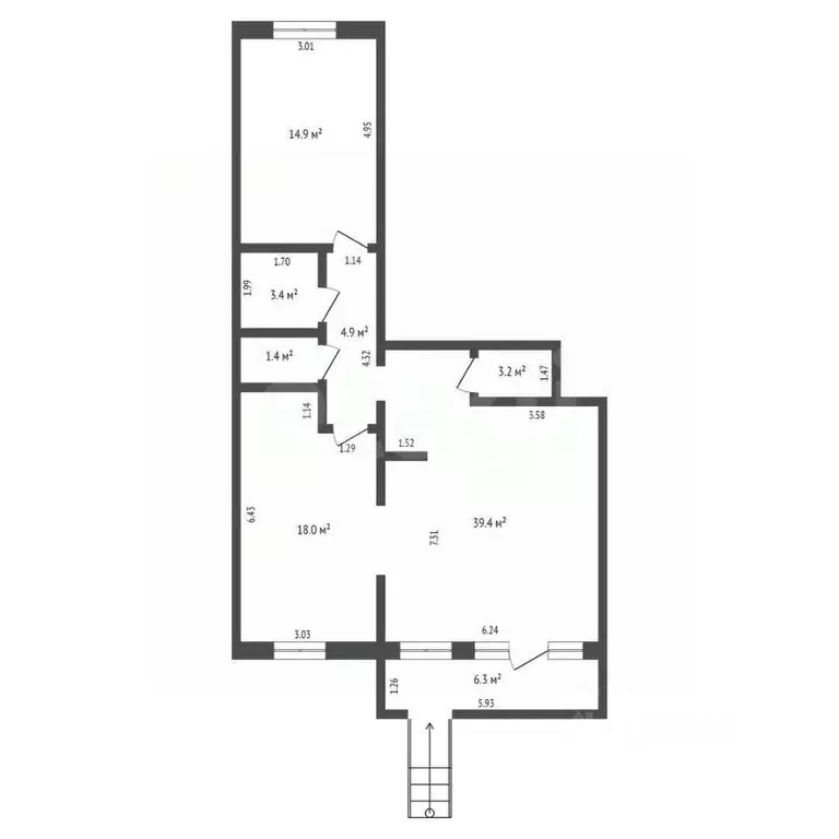 Торговая площадь в Тюменская область, Тюмень ул. Чернышевского, 2ак1 ... - Фото 2