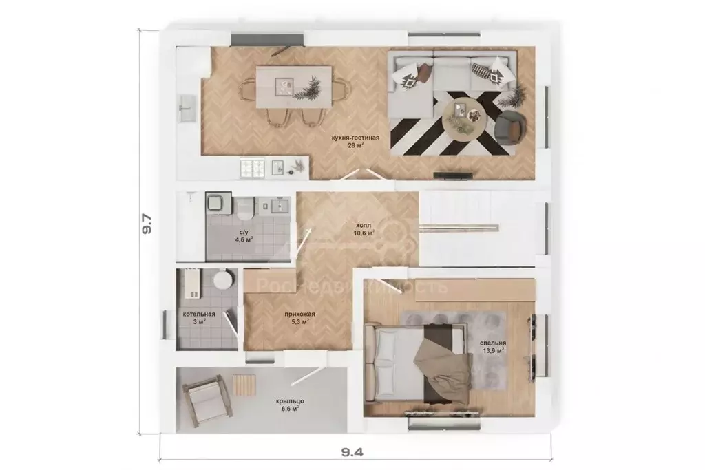 Дом в Владимирская область, Юрьев-Польский муниципальный округ, с. ... - Фото 1