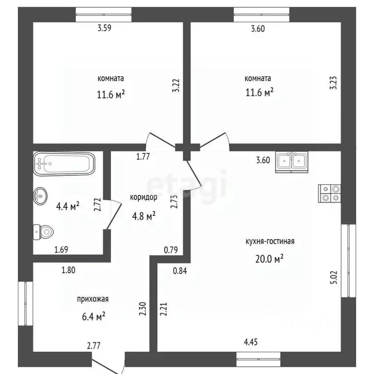 Дом в Алтайский край, Первомайский район, пос. Новый ул. Изумрудная, ... - Фото 2