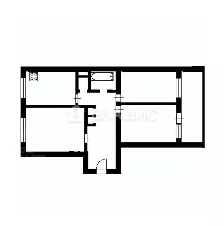 3-к кв. Санкт-Петербург Морская наб., 23 (65.6 м) - Фото 2