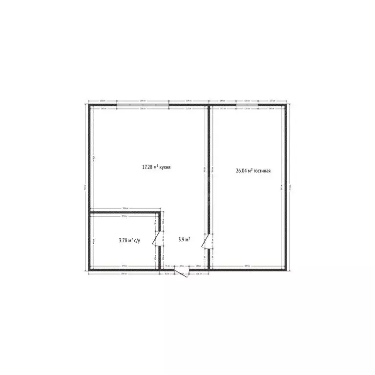 1-комнатная квартира: Махачкала, проспект Насрутдинова, 57 (55.1 м) - Фото 1