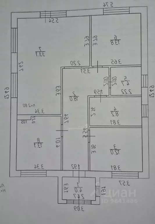 Дом в Татарстан, Высокогорское с/пос, д. Эстачи  (110 м) - Фото 2