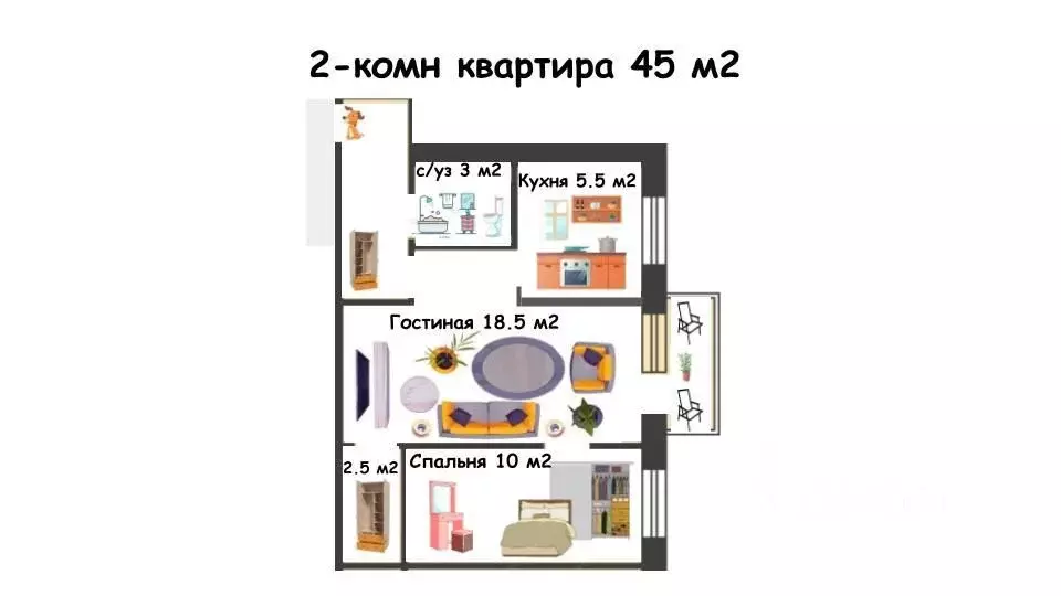 2-к кв. Нижегородская область, Нижний Новгород Караваиха мкр, ул. ... - Фото 0