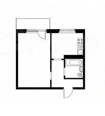 1-комнатная квартира: Самара, Ново-Садовая улица, 42 (32.9 м) - Фото 1