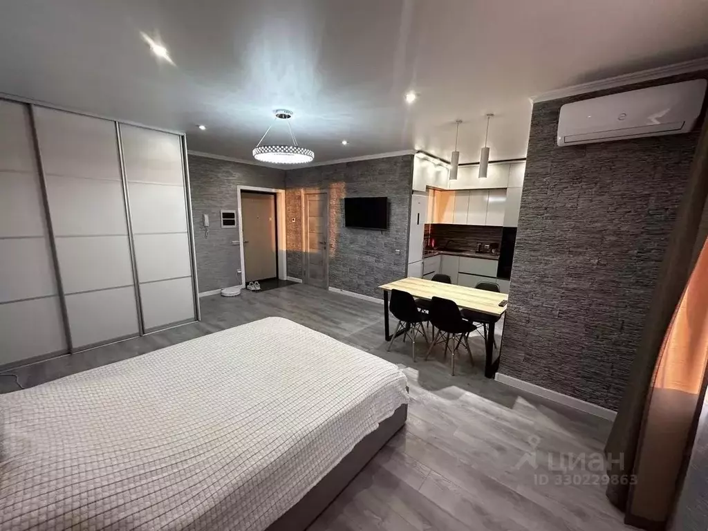 Студия Татарстан, Казань ул. Сабира Ахтямова, 1к1 (31.0 м) - Фото 2