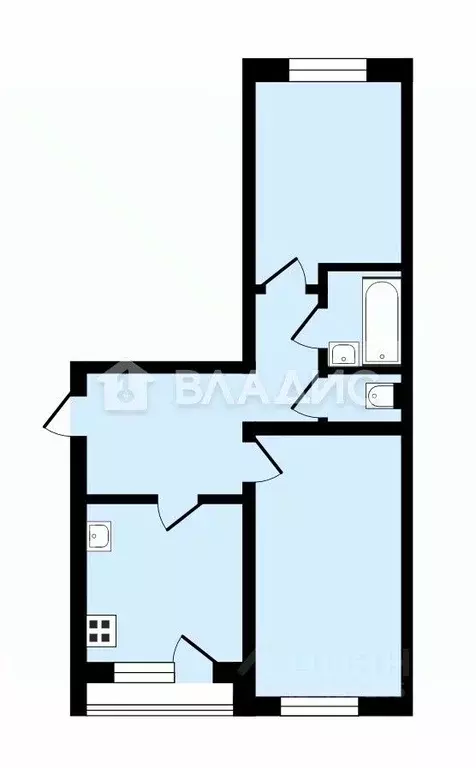 2-к кв. Владимирская область, Лакинск г. Собинский муниципальный ... - Фото 2