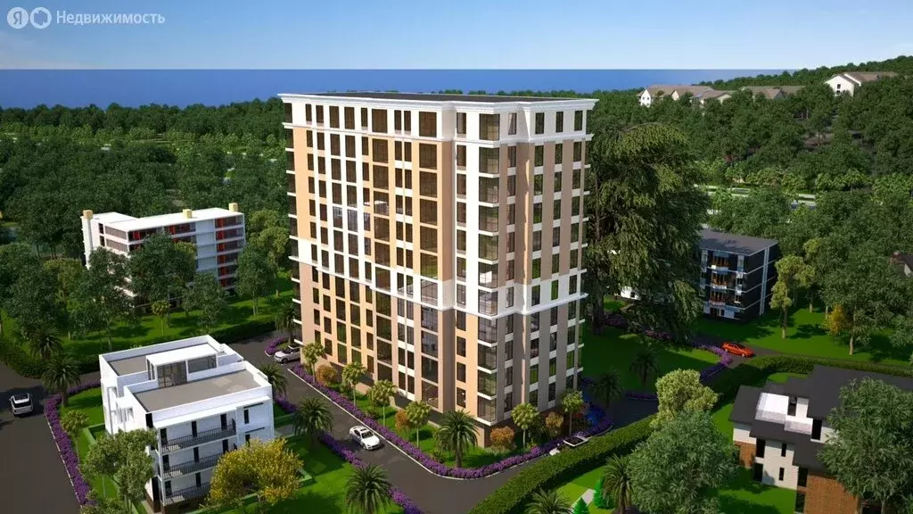 Квартира-студия: Сочи, микрорайон Мамайка, Волжская улица, 30 (29.2 м) - Фото 2