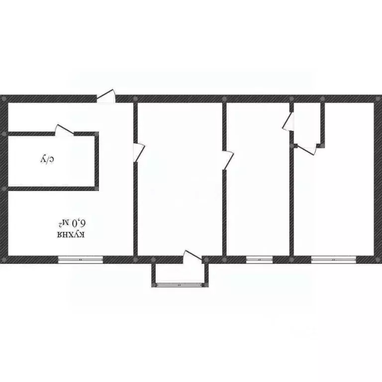 3-к кв. Костромская область, Кострома Никитская ул., 49 (56.8 м) - Фото 1