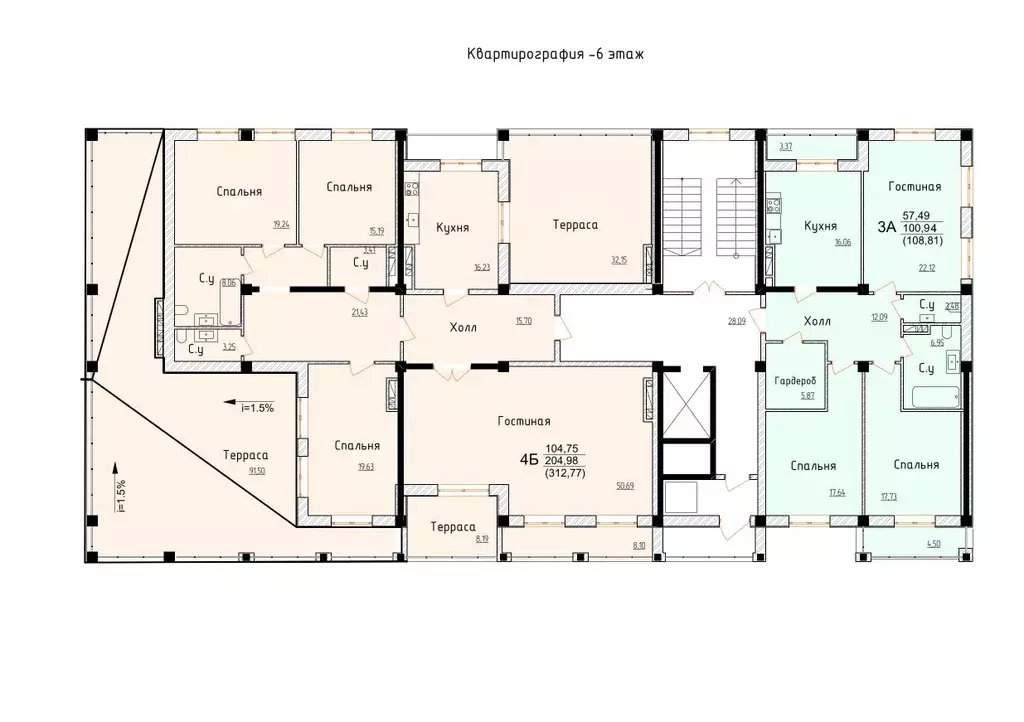 4-к кв. Дагестан, Дербент ул. Графа Воронцова, 78скА-3 (312.77 м) - Фото 1