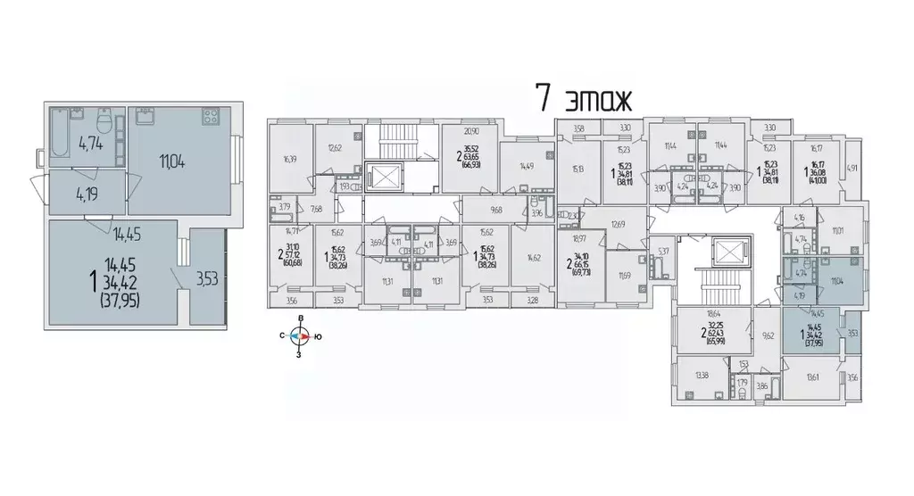 1-к кв. Белгородская область, Белгородский район, Разумное рп ул. ... - Фото 1