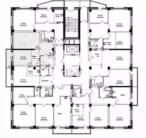 2-к кв. Новосибирская область, Новосибирск ул. Коминтерна, 130 (42.2 ... - Фото 2