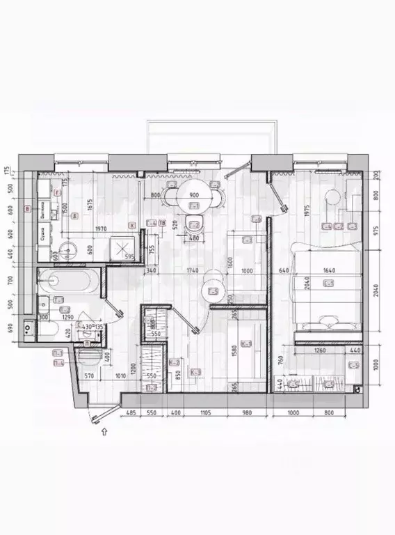 2-к кв. Калининградская область, Калининград ул. Александра Невского, ... - Фото 2