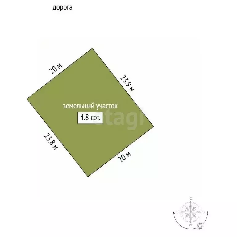 Участок в Севастополь Торпедо-1 садоводческое товарищество, 35 (4.75 ... - Фото 2