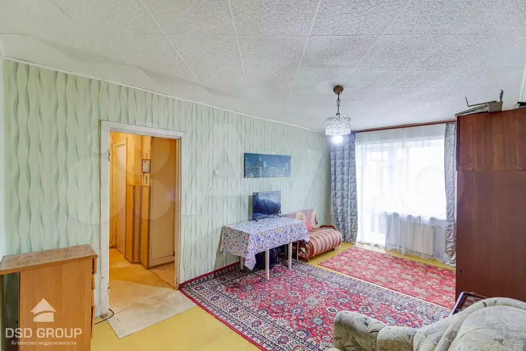 1-к. квартира, 33,7 м, 3/5 эт. - Фото 0