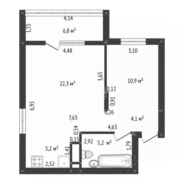 2-к кв. Башкортостан, Уфа Караидельская ул., 4 (50.0 м) - Фото 2