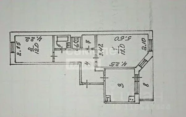2-к кв. Ханты-Мансийский АО, Сургут Геологическая ул., 18/1 (59.5 м) - Фото 1