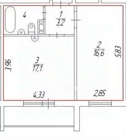 1-к кв. Челябинская область, Челябинск ул. Марченко, 32 (40.0 м) - Фото 2