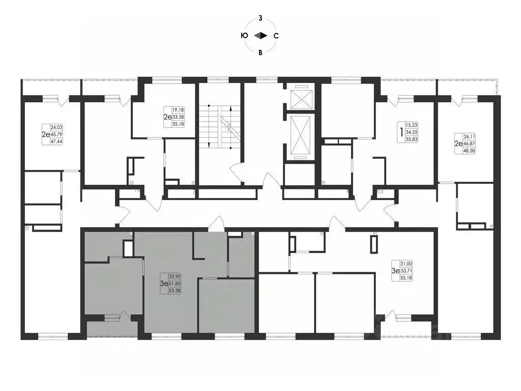 3-к кв. Воронежская область, Воронеж Первое Мая мкр, Май жилой ... - Фото 2