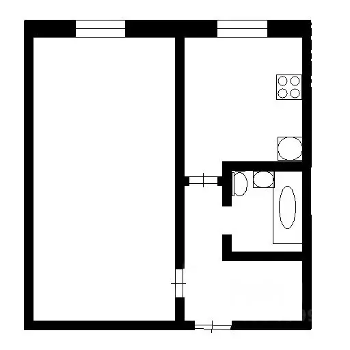 1-к кв. Москва Минусинская ул., 8 (32.0 м) - Фото 1