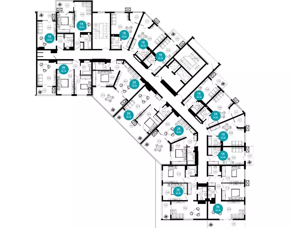 2-к кв. Краснодарский край, Сочи Адлер жилрайон, Курортный Городок ... - Фото 2