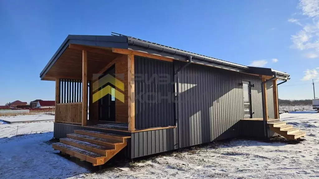 Дом в Омская область, Омский район, с. Пушкино ул. Ленина (84 м) - Фото 1