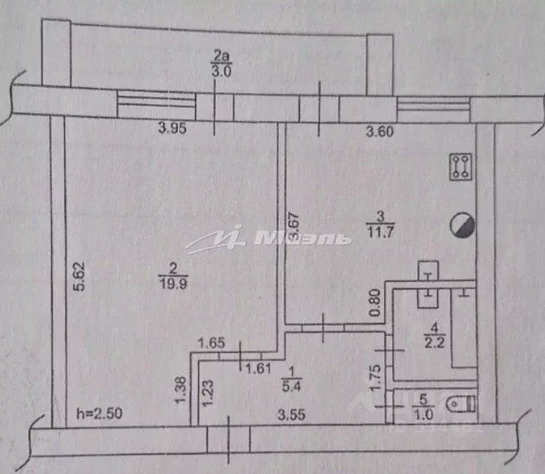 1-к кв. Крым, Саки ул. Лобозова, 11 (43.0 м) - Фото 2