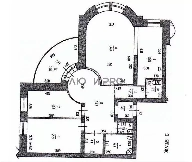 3-к кв. Алтайский край, Барнаул Комсомольский просп., 40 (151.2 м) - Фото 2