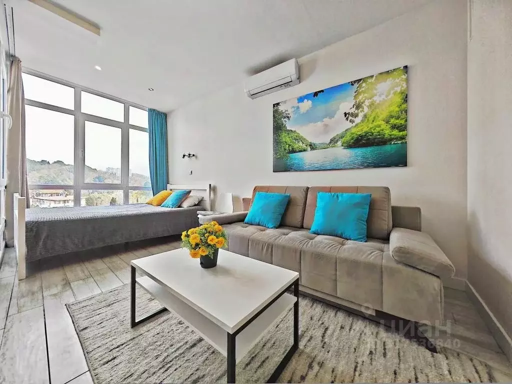 1-к кв. Краснодарский край, Сочи Светлана мкр, ул. Депутатская, 10 ... - Фото 1