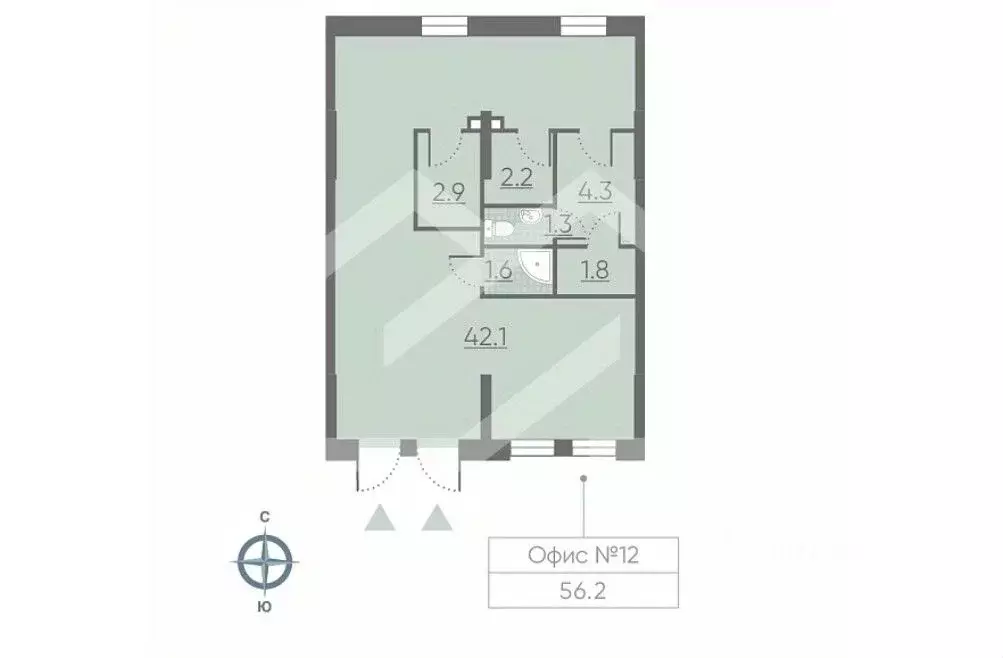 Торговая площадь в Москва Производственная ул., 19Ак2 (56 м) - Фото 2
