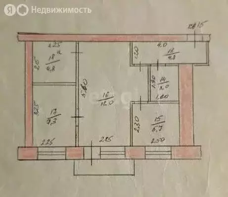 2-комнатная квартира: Барнаул, Красноармейский проспект, 76 (43.6 м) - Фото 1