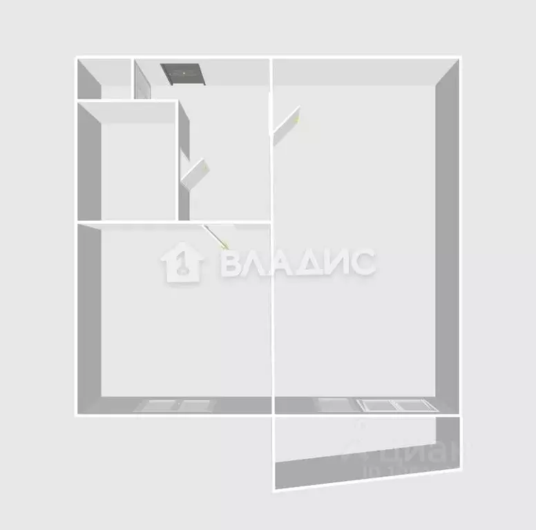 2-к кв. Московская область, Раменский муниципальный округ, Кратово пгт ... - Фото 2