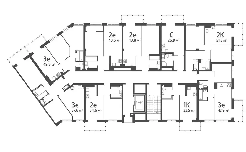 Студия Санкт-Петербург Ремесленная ул., 15 (27.4 м) - Фото 1