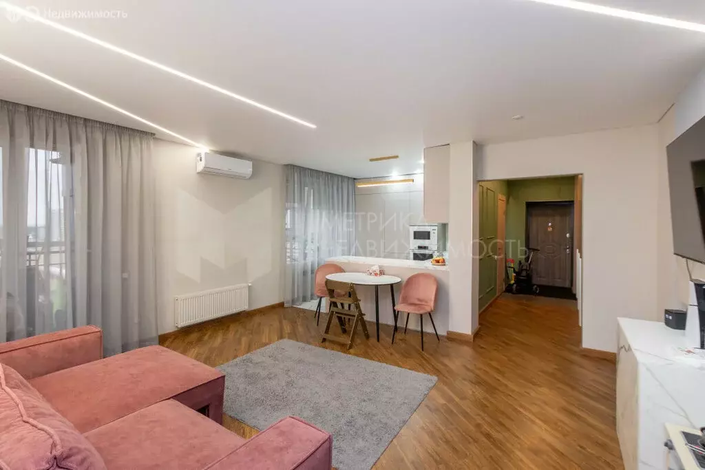 2-комнатная квартира: Тюмень, улица Тимофея Кармацкого, 5 (96 м) - Фото 2