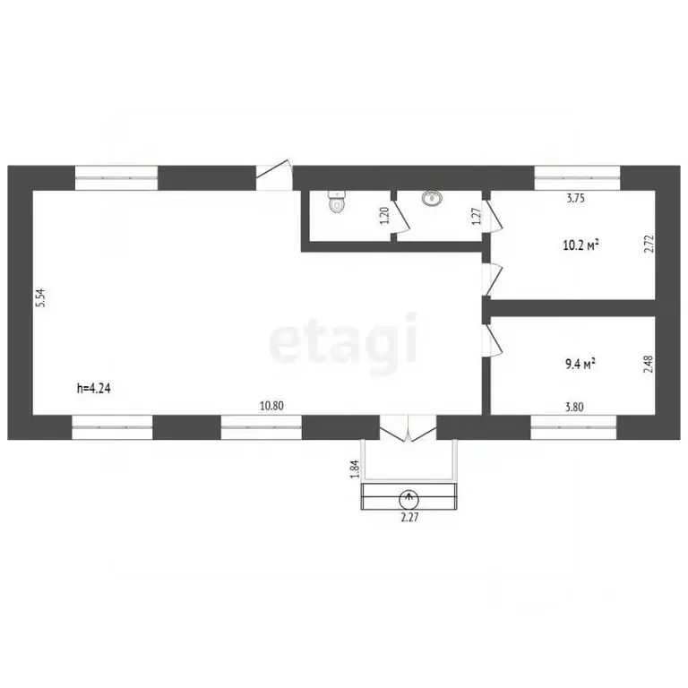 Офис в Тюменская область, Тюмень Ялуторовский тракт, 11-й км, 5с9 (77 ... - Фото 1