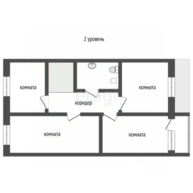 5-к кв. Томская область, Томск ул. Розы Люксембург, 103 (119.4 м) - Фото 2